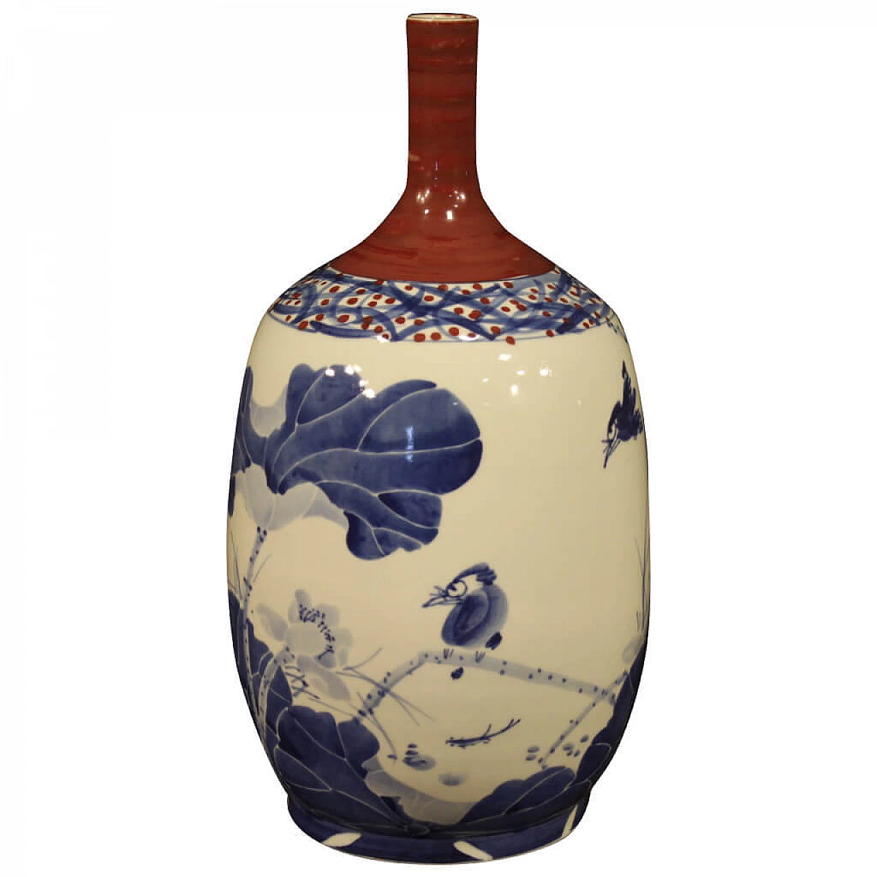 Chinese painted ceramic vase 1116666
