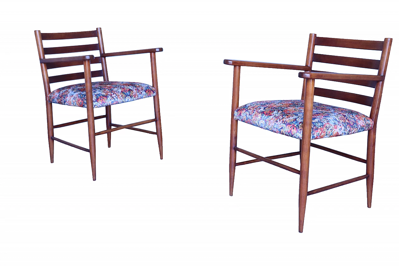 Coppia di sedie con tessuto Rubelli 1117105