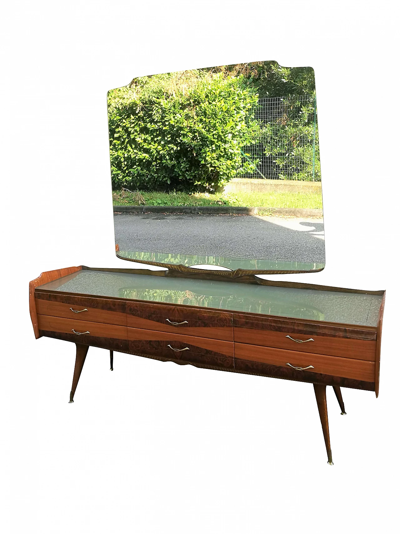 Chest of drawers with mirror by Paolo Buffa, 50s 1117213