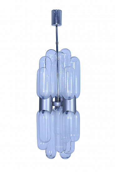 Glass chandelier by Carlo Nason