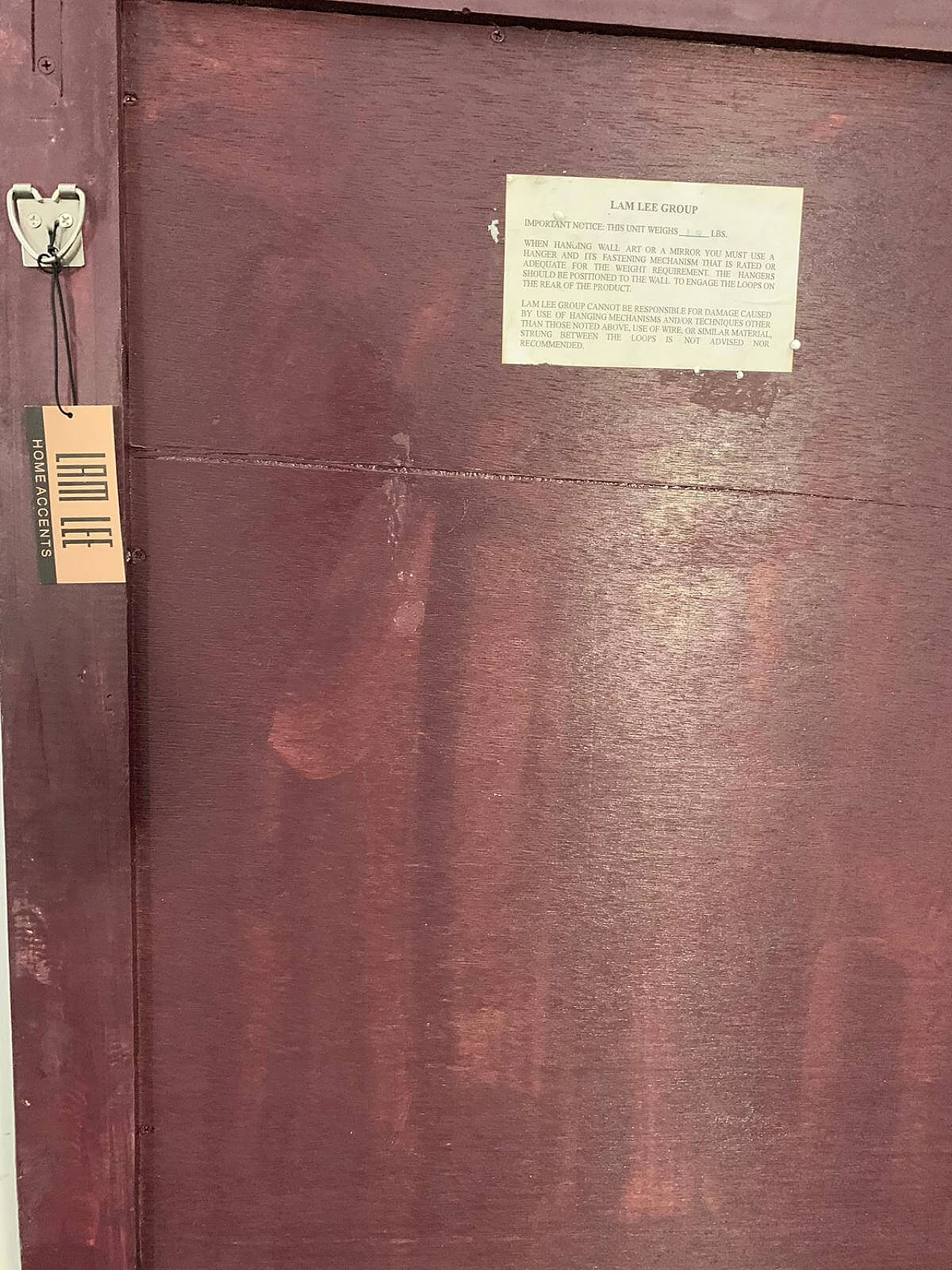 Decorative panel from Lam Lee Group Dallas, 1990s 1118009