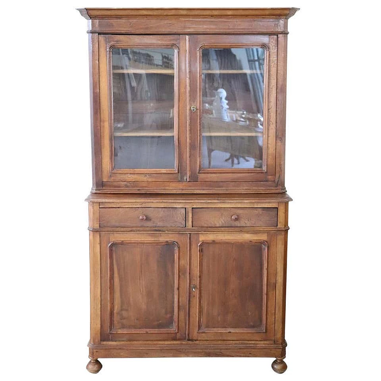 Credenza antica in noce massello, metà sec XIX 1118199