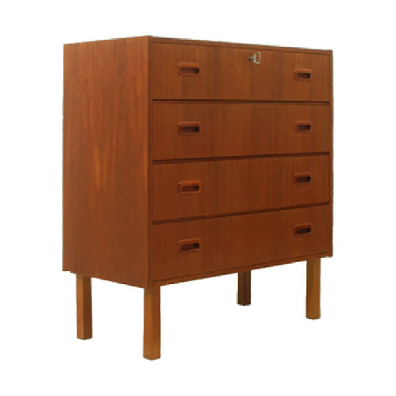 Teak chests of drawers made in Denmark, 60s 1118287