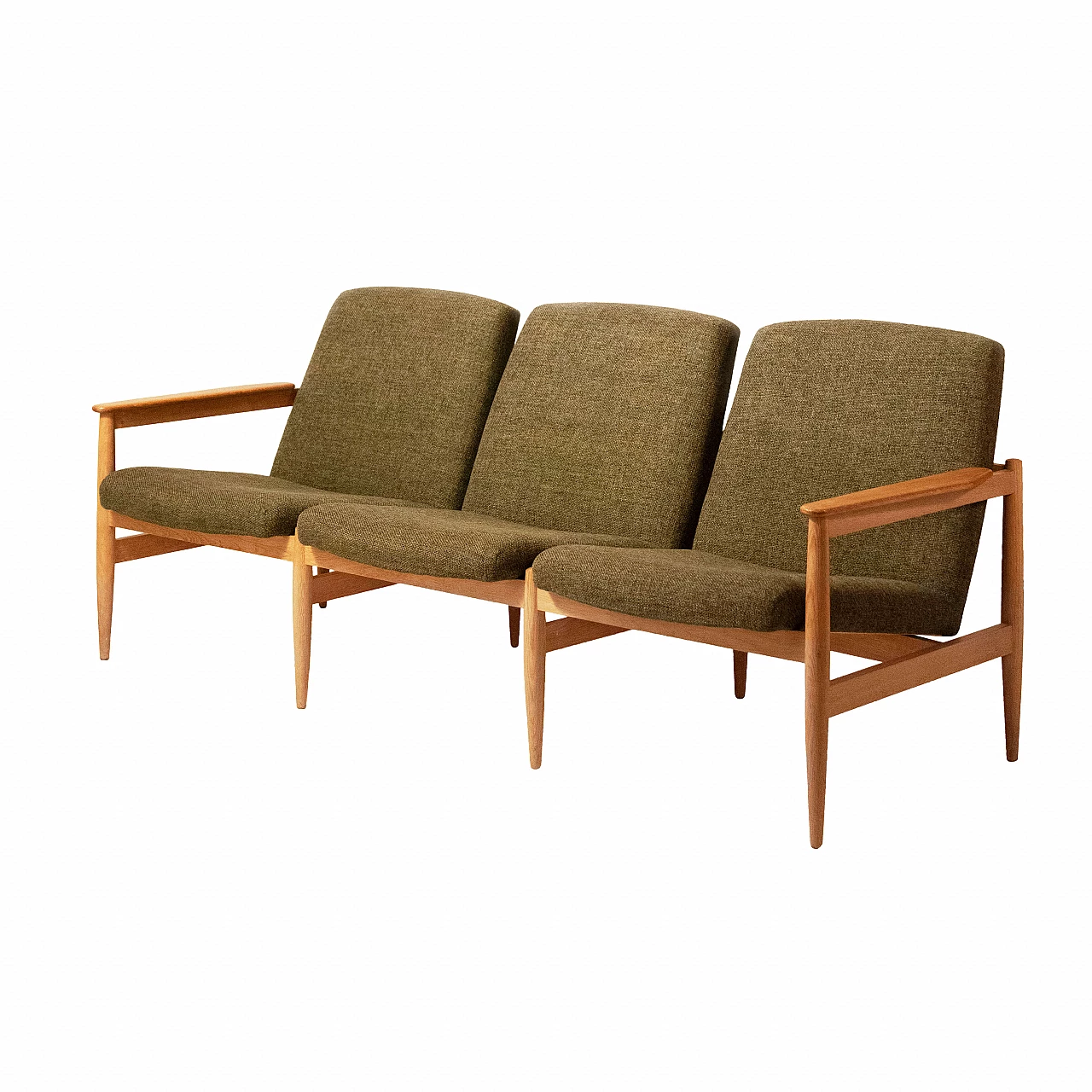 Three-seater scandinavian teak sofa, '60s 1118549