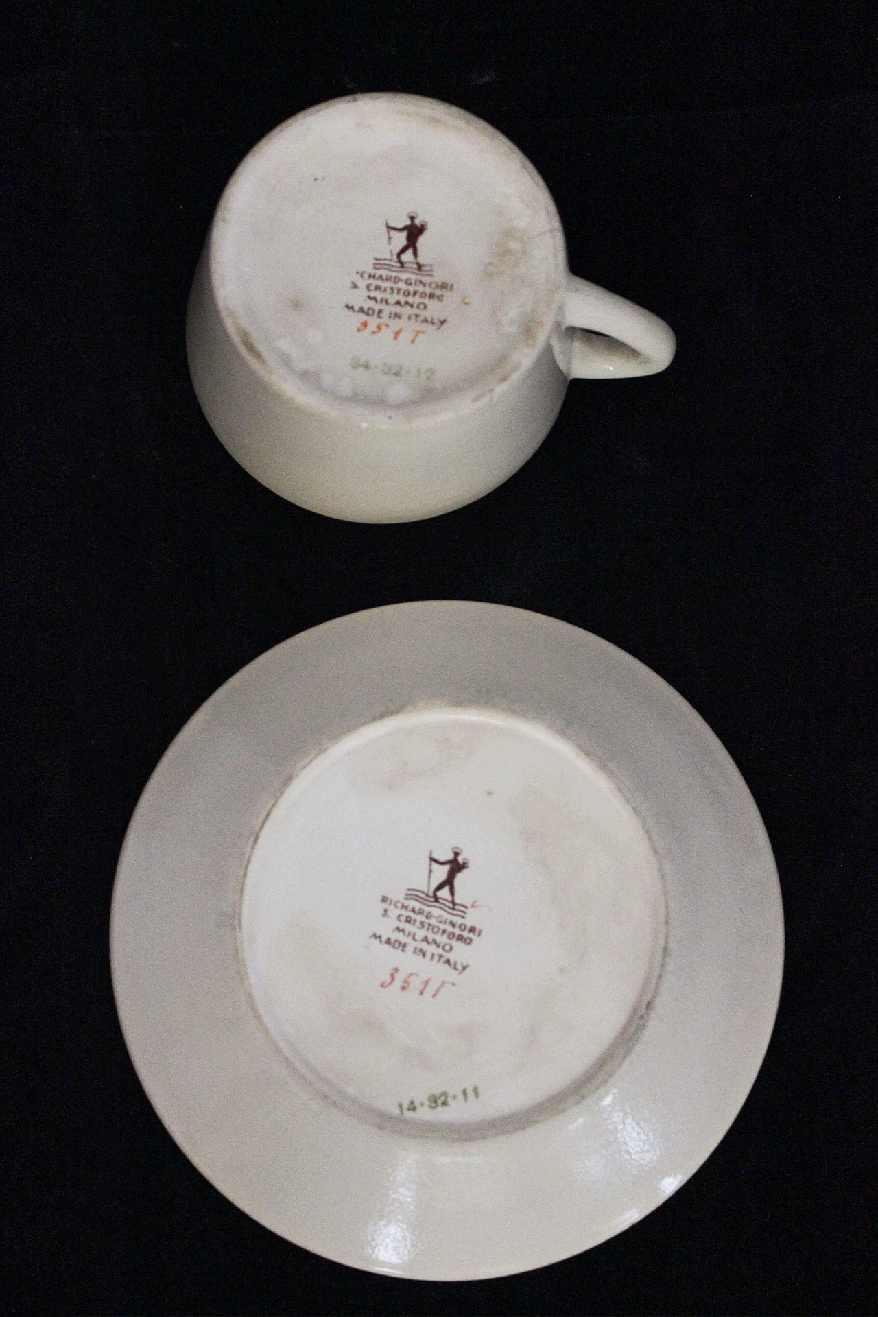 Servizio da tè in ceramica di Gio Ponti per Richard Ginori, anni '30 1118816