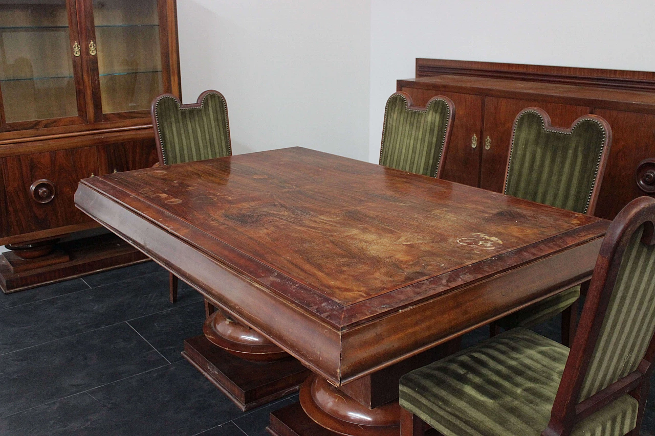 Set completo per sala da pranzo in palissandro di Jaque Kleine, 1943 1119539