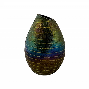 Glass vase by Radi Giulio, 1948