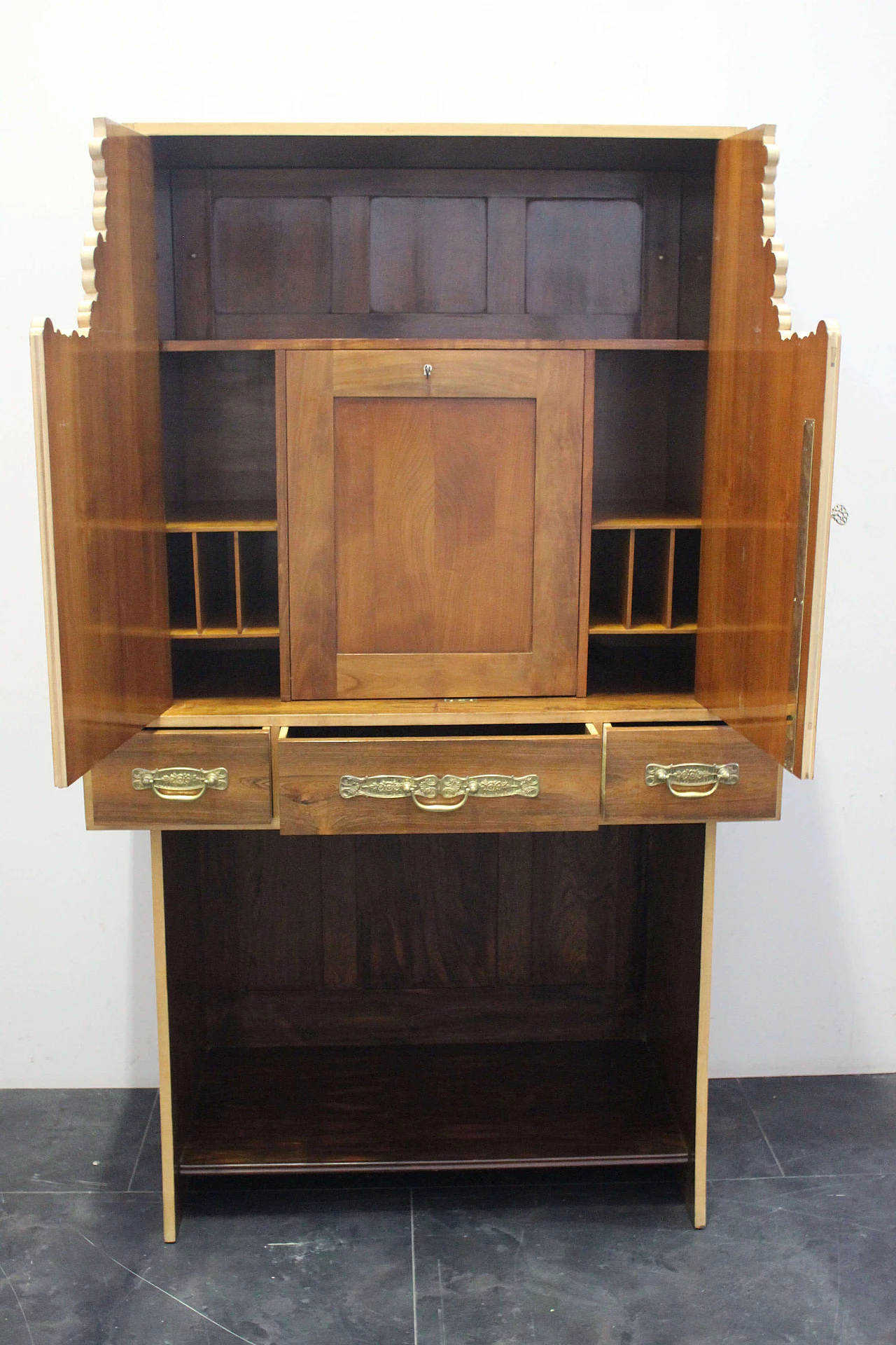 Secretaire in rosewood Art Nouveau style, 1940s 1119991