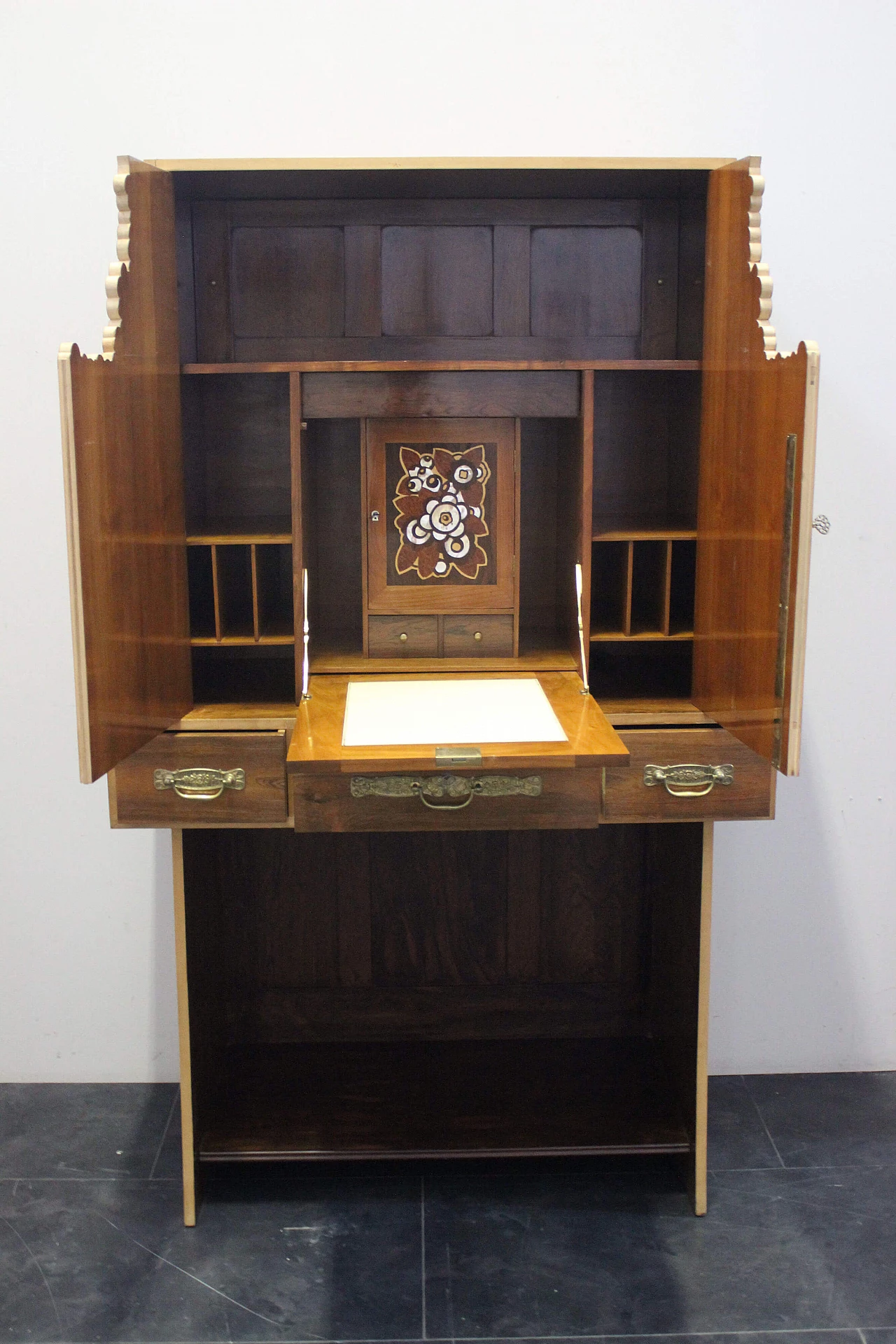Secretaire in rosewood Art Nouveau style, 1940s 1119993