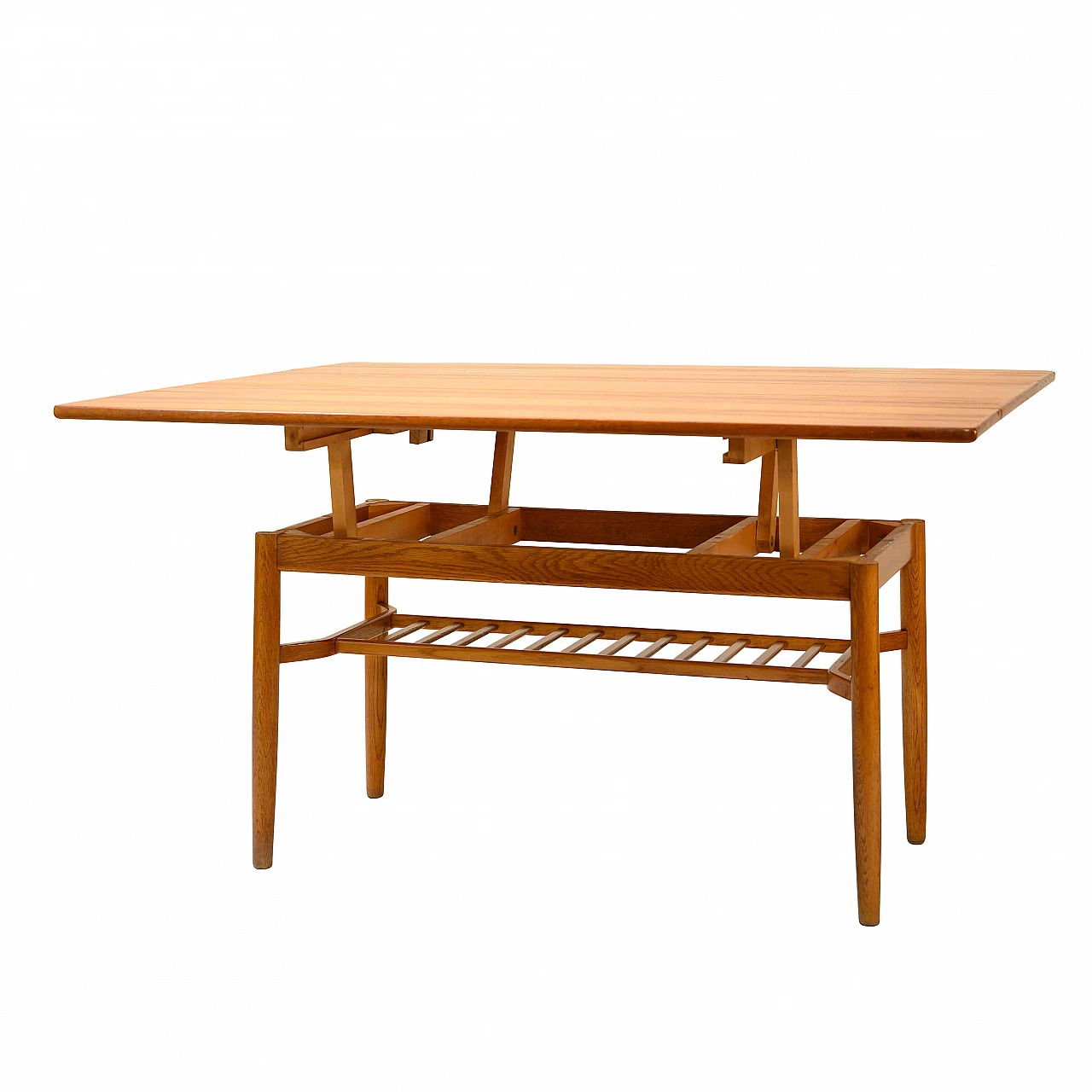 Swedish coffee table convertible into dining table by Tingström, 1950s 1120044