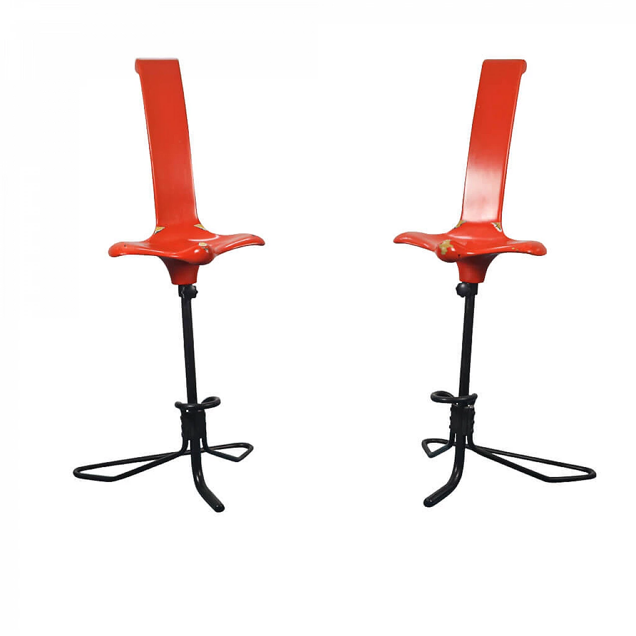 Pair of chairs by Claudio Salocchi, 70s 1120475