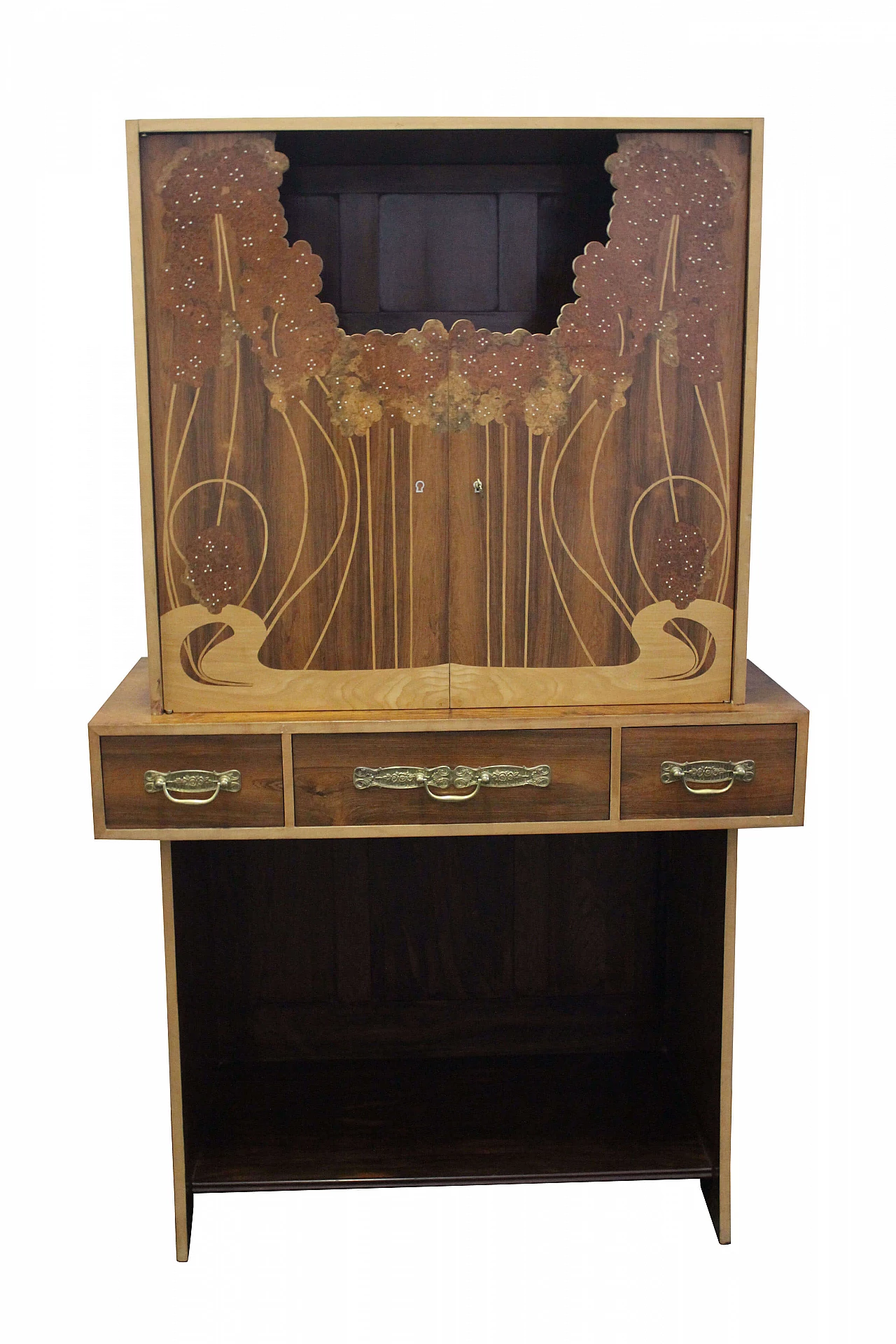 Secretaire in rosewood Art Nouveau style, 1940s 1120616