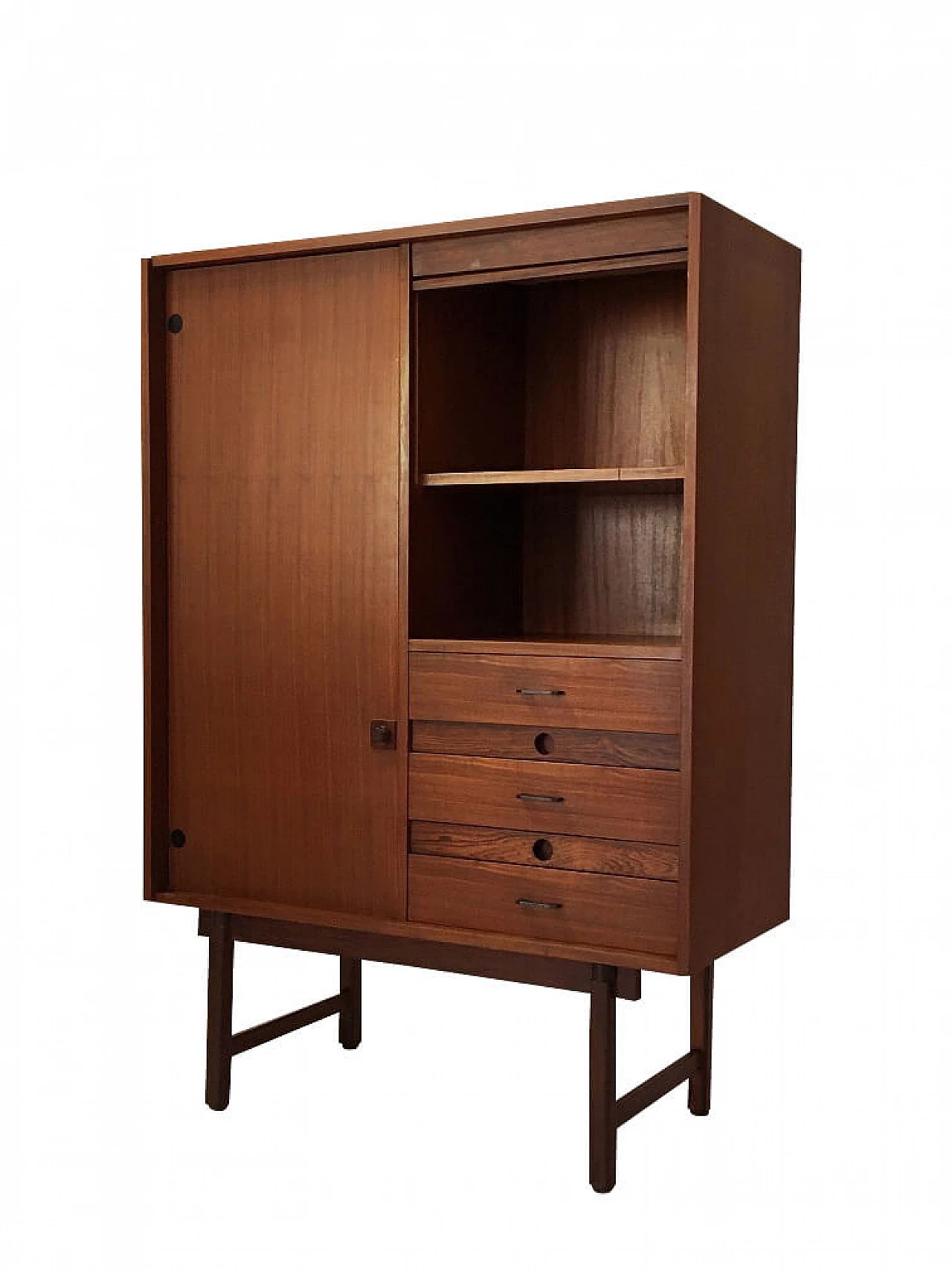Credenza di Barovero Torino in teak, anni '60 1120628