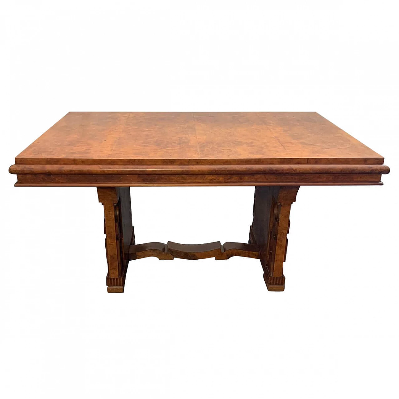 Tavolo Art Deco con base lavorata, anni '30 1121241