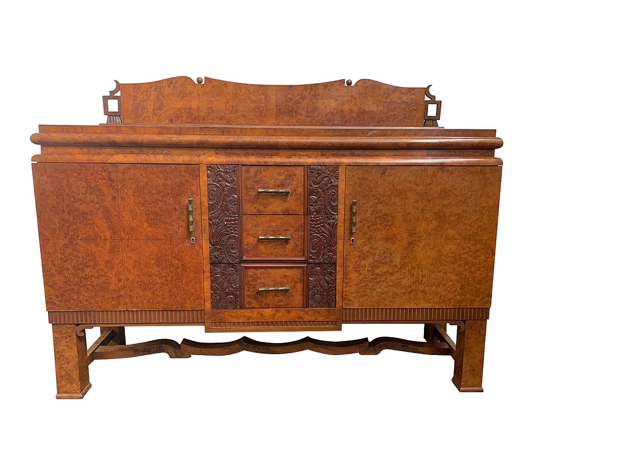 Sideboard with briarwood riser Art Deco 1121268