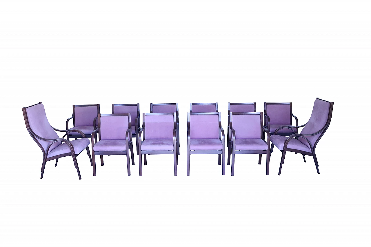 12 Cavour chairs by Vittorio Gregotti, Lodovico Meneghetti & Giotto Stoppino for Poltrona Frau 1122532