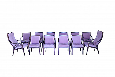 12 Cavour chairs by Vittorio Gregotti, Lodovico Meneghetti & Giotto Stoppino for Poltrona Frau