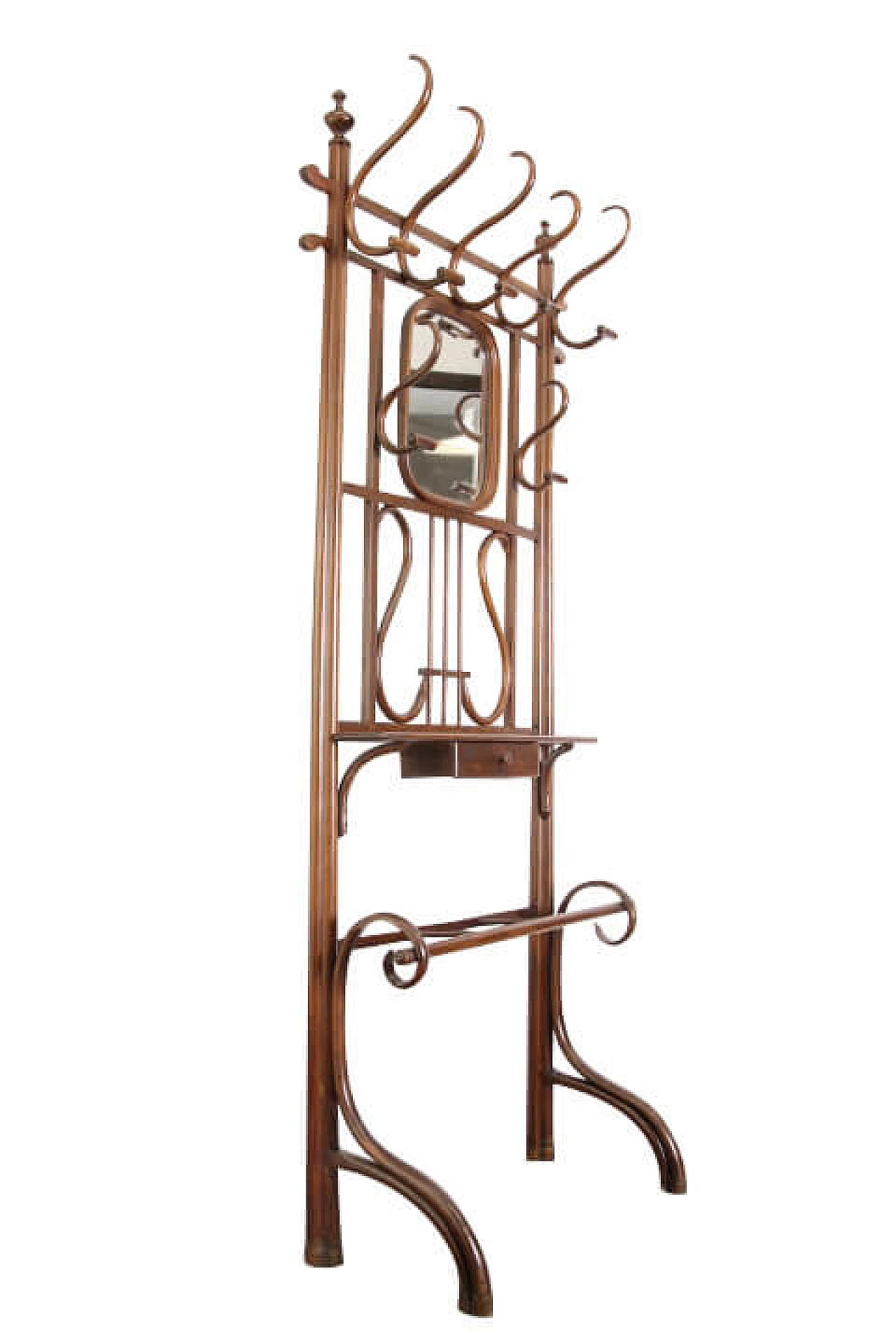 Attaccapanni Thonet da parete, anni '40 1122542