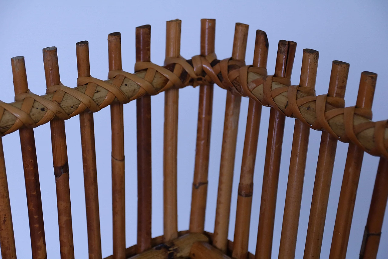 Carrello bar in bamboo, anni '60 1123119