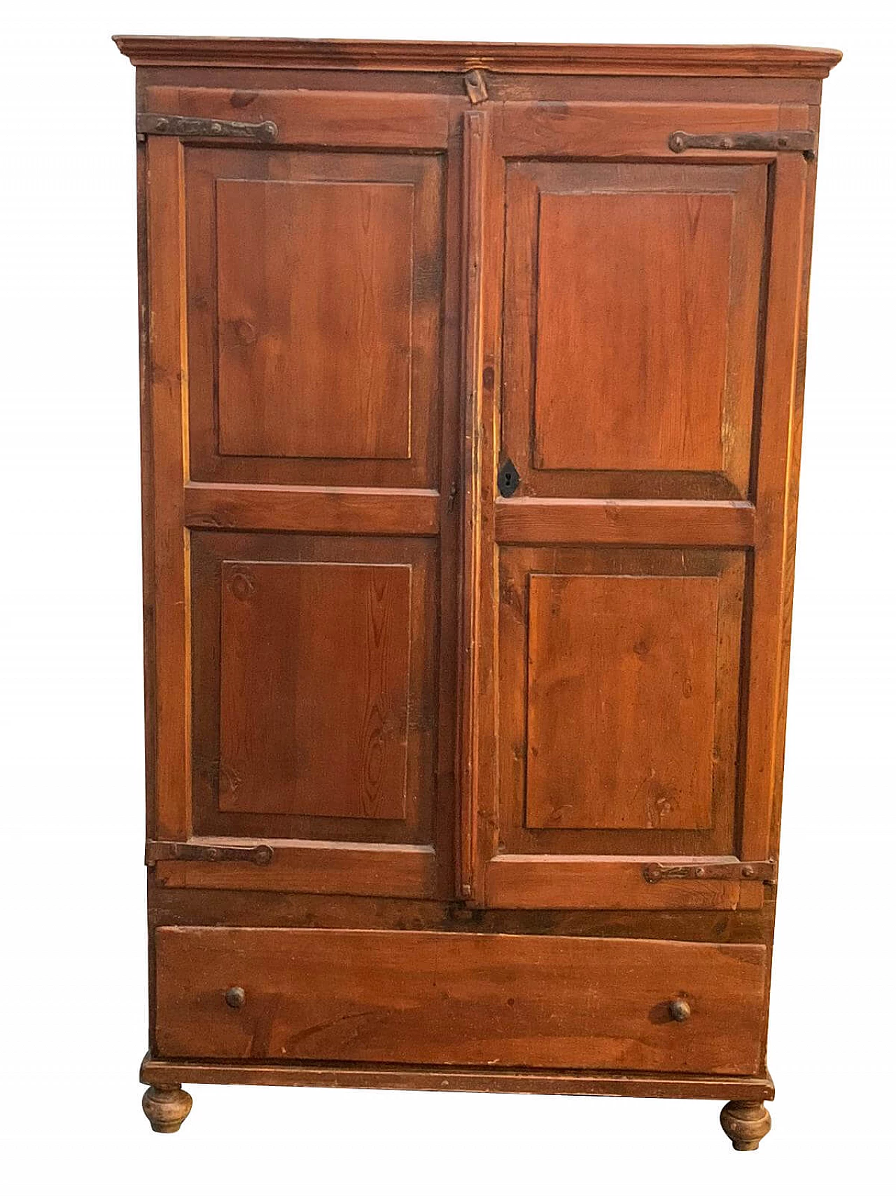 Antique pine wood wardrobe, 1800 1123249