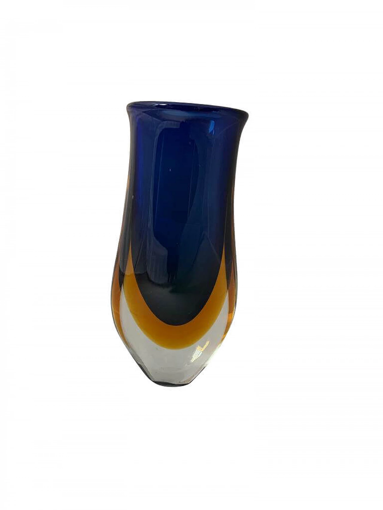 Vaso in vetro sommerso di Murano, anni '50 1123552