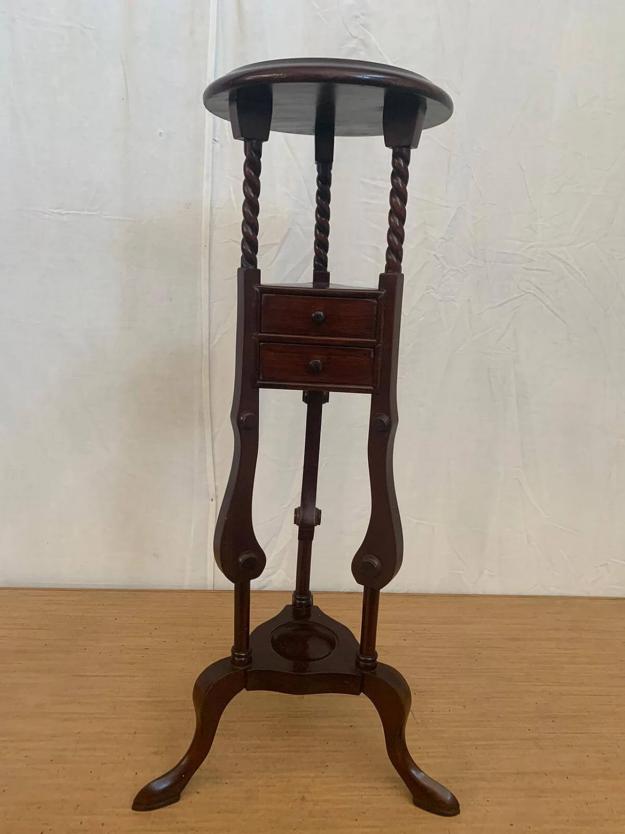 19th century mahogany plant carrier with drawers 1123816