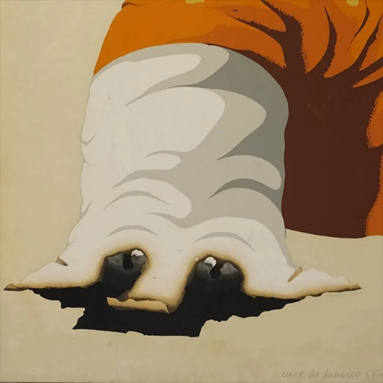 Serigraphy Cane da Tabacco by Armando Testa, 1970s 1123947