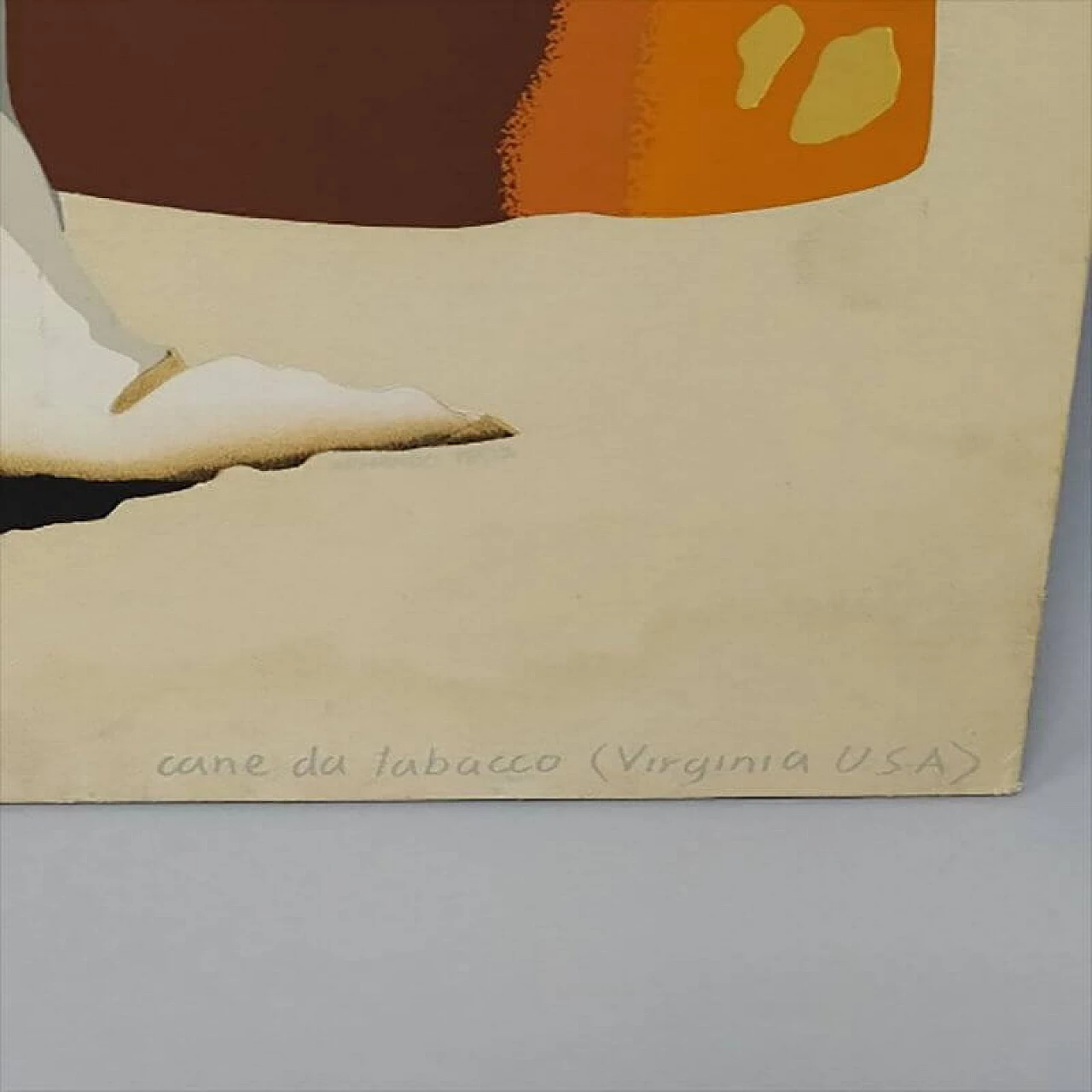 Serigraphy Cane da Tabacco by Armando Testa, 1970s 1123948