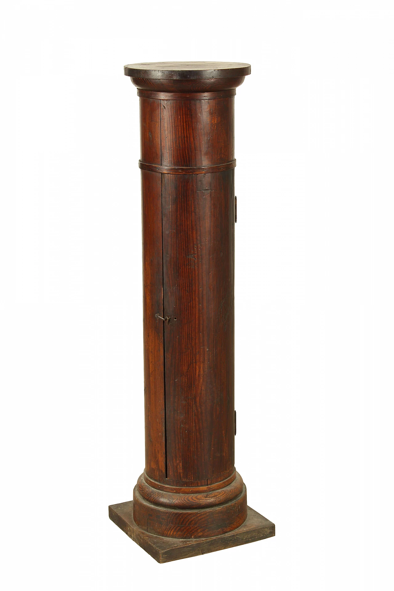 Colonna porta-vaso in larice, inizio '900 1124192