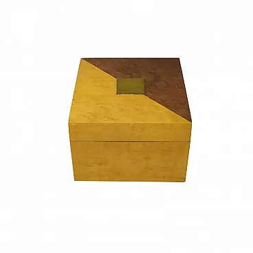 Maple wood box, 1970's