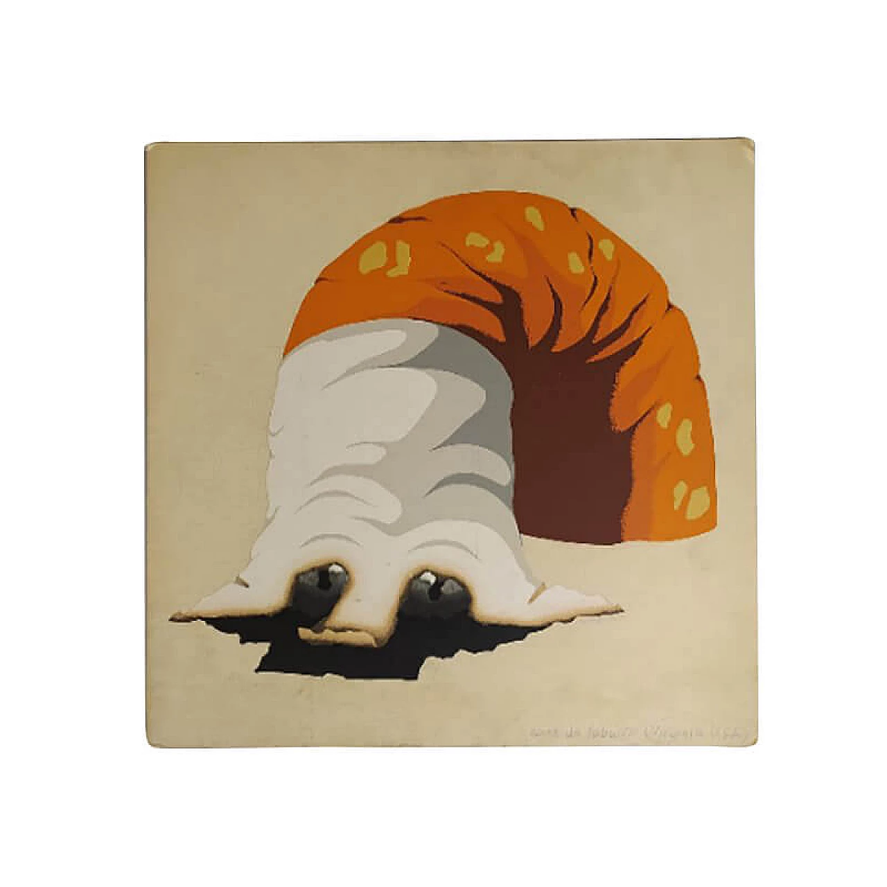 Serigraphy Cane da Tabacco by Armando Testa, 1970s 1124237