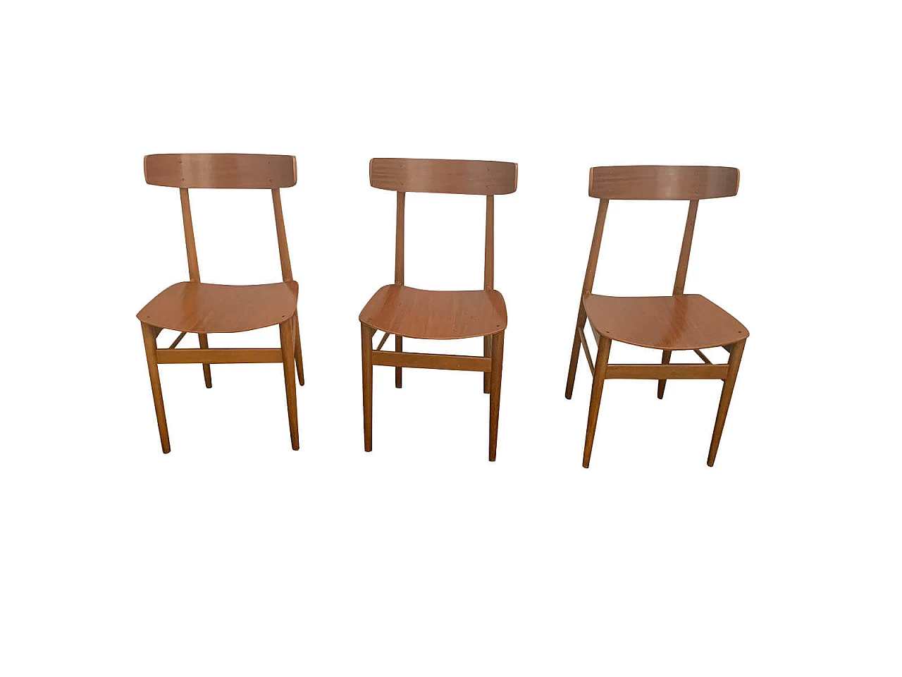 Set di 3 sedie da pranzo, anni '60 1124249