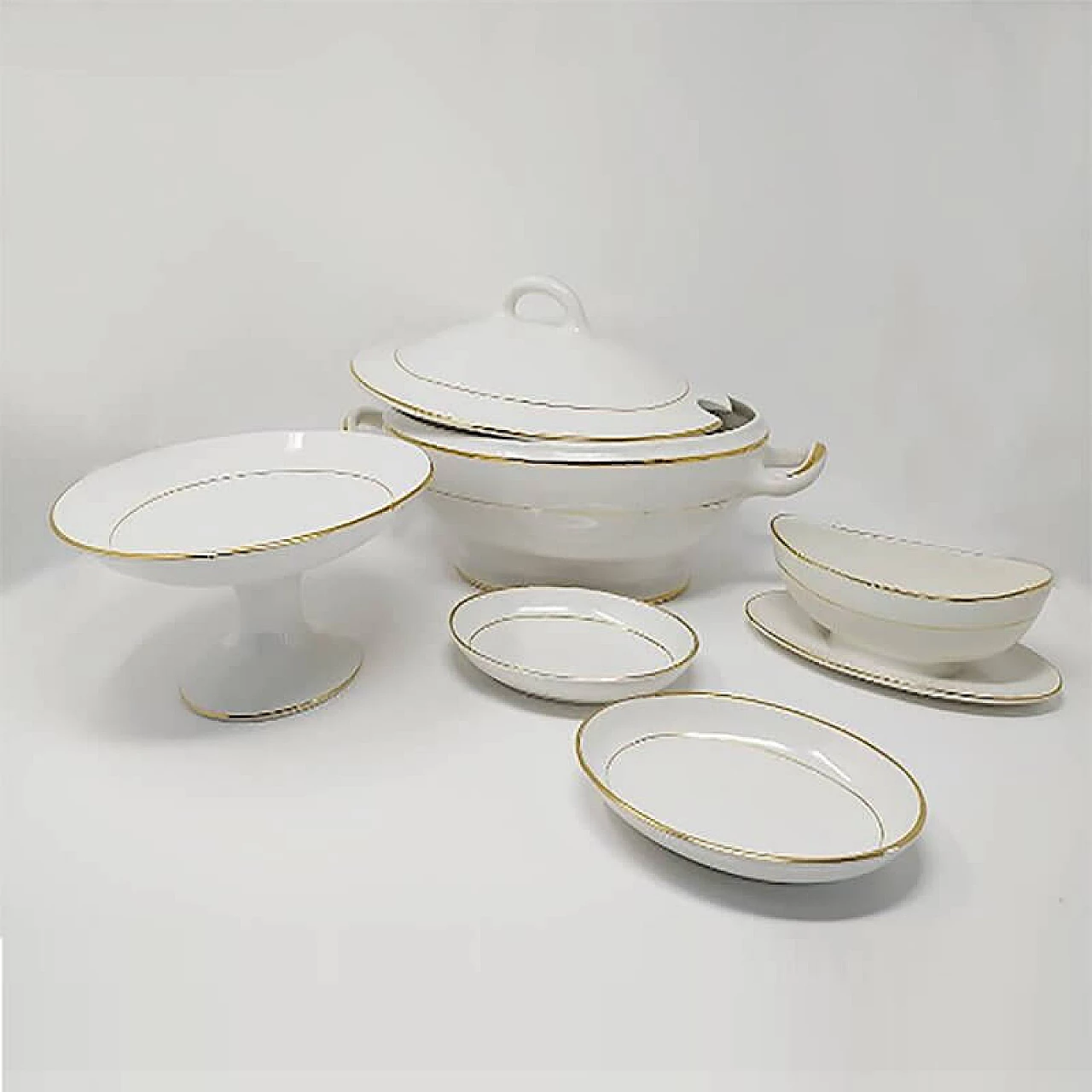 Set da tavola in ceramica Laveno, anni '50 1124406