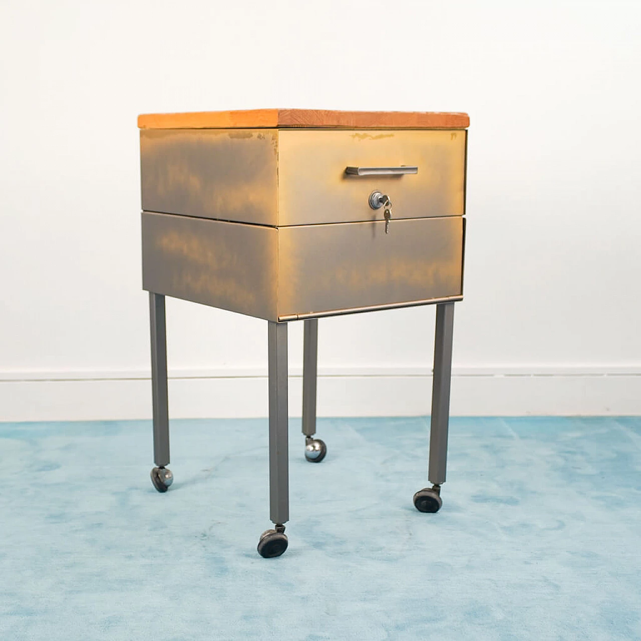 Foldable archive cabinet with wheels, 80s 1124735