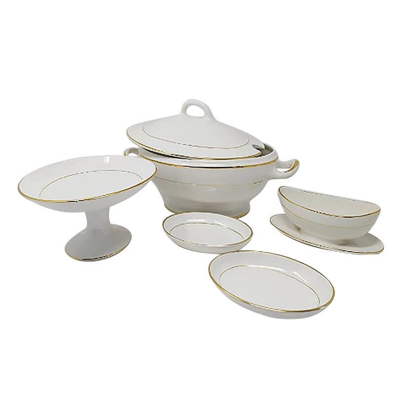 Set da tavola in ceramica Laveno, anni '50 1124785