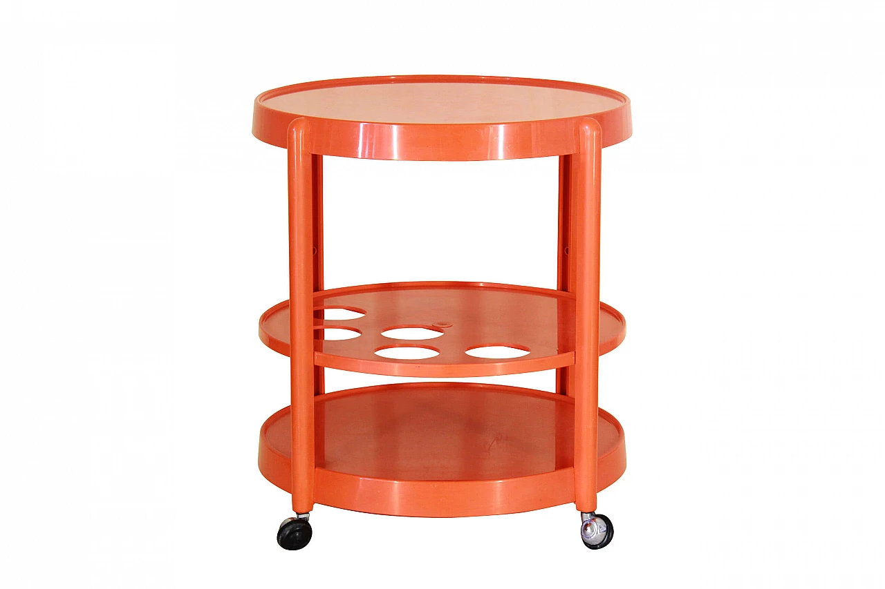 Orange bar cart, 70's 1125223