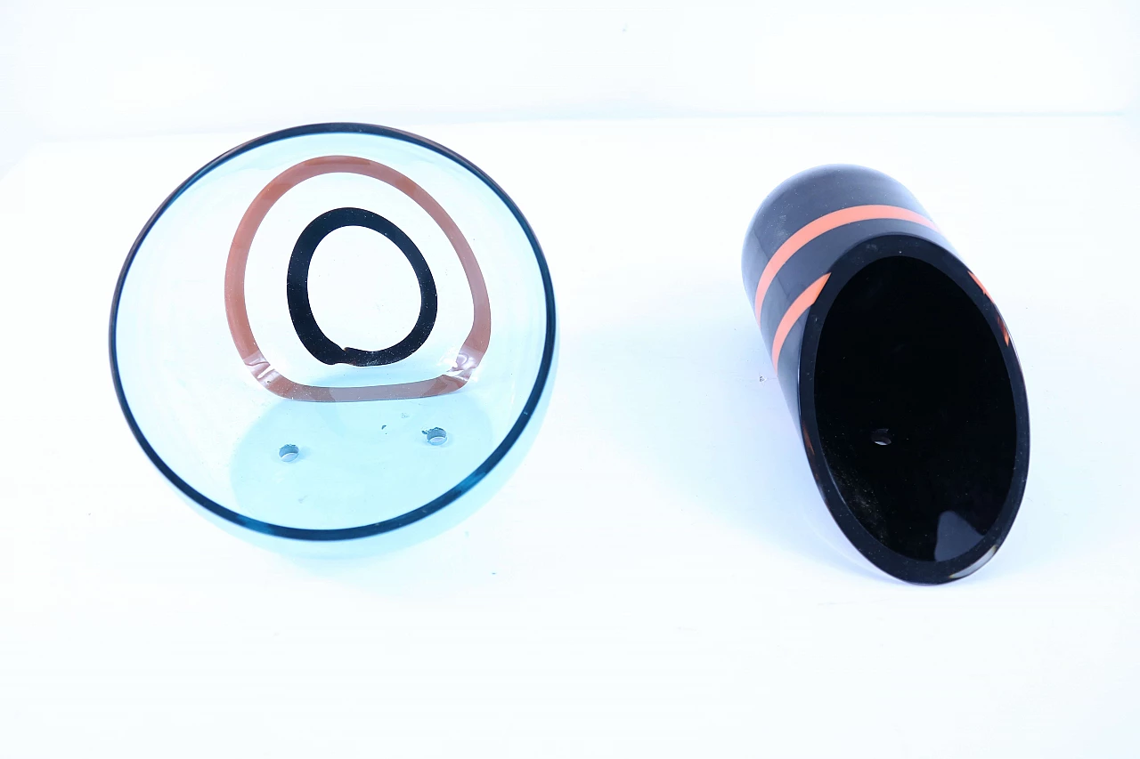 Set da bagno in vetro di Murano, anni '50 1126305