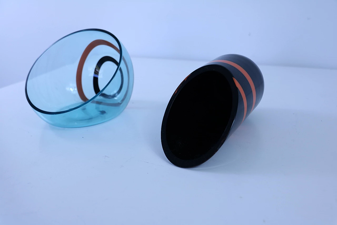 Set da bagno in vetro di Murano, anni '50 1126306