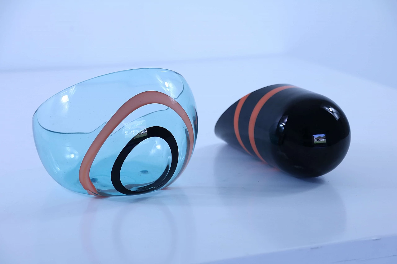 Set da bagno in vetro di Murano, anni '50 1126312