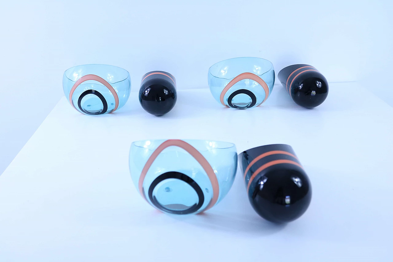 Set da bagno in vetro di Murano, anni '50 1126315