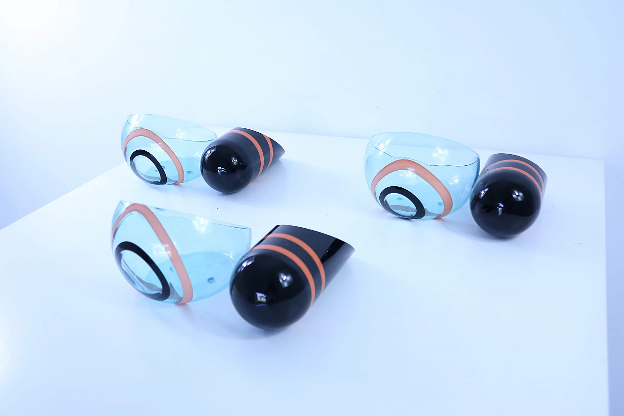 Set da bagno in vetro di Murano, anni '50 1126318