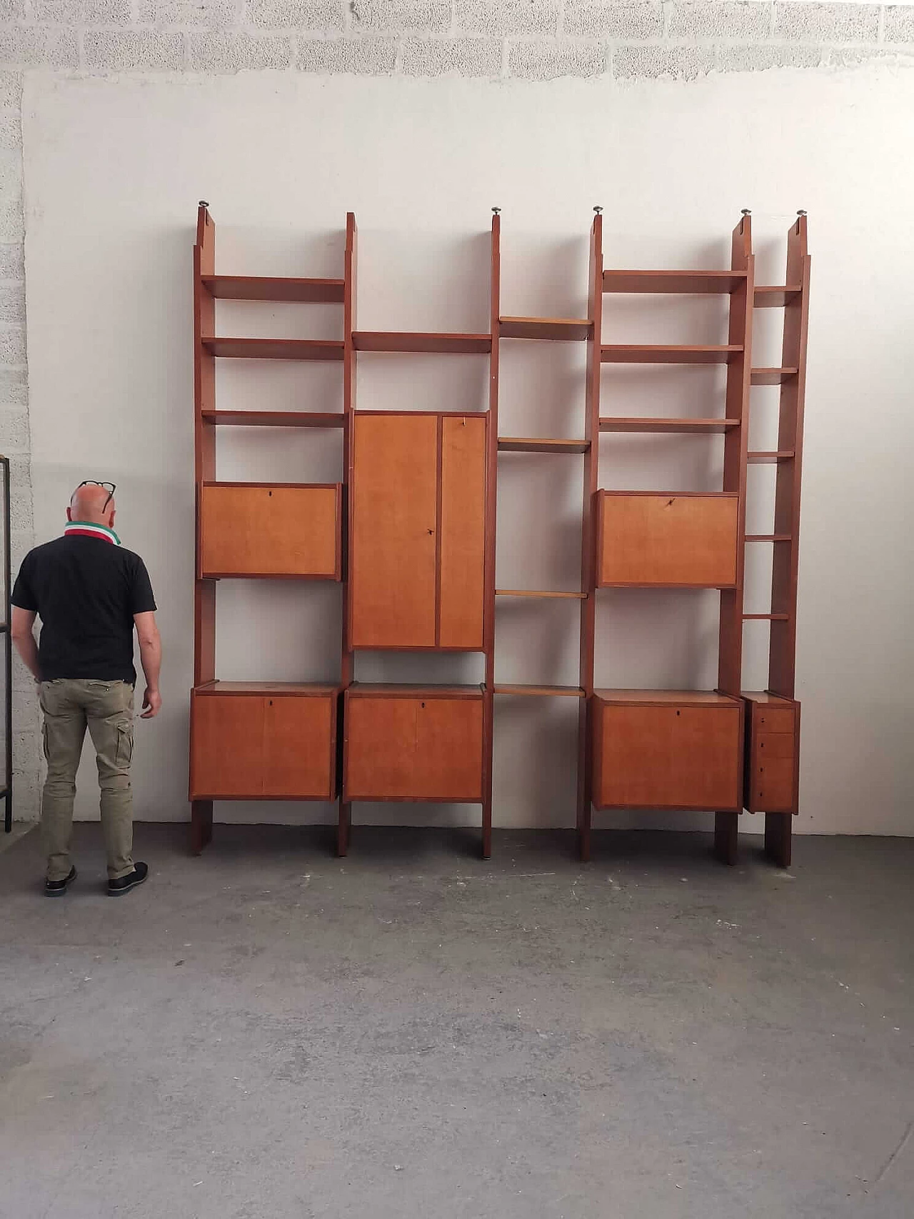 A. Merlo Mantova's big sky-earth bookcase 1126513