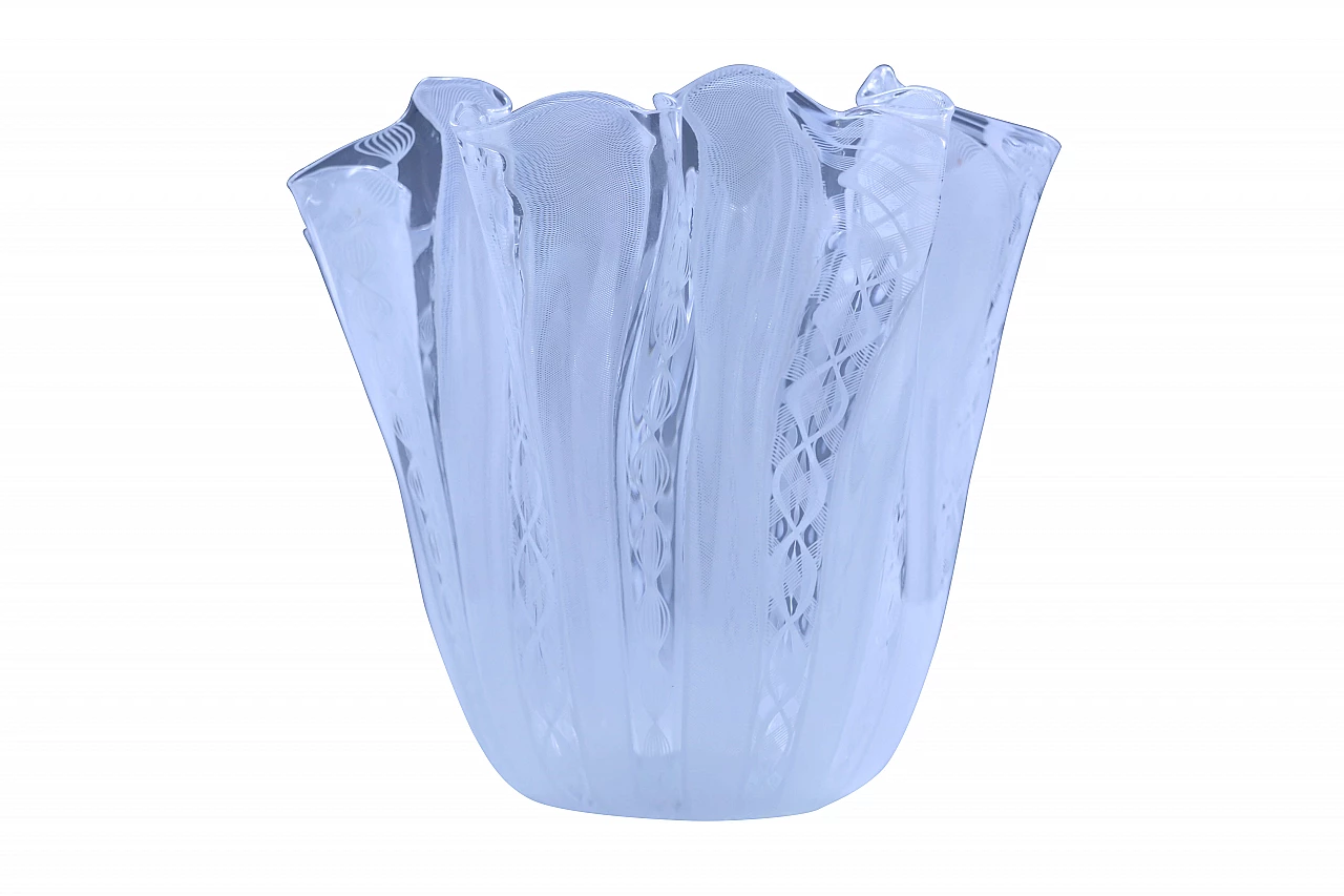 Glass vase Fazzoletto by Venini 1126762