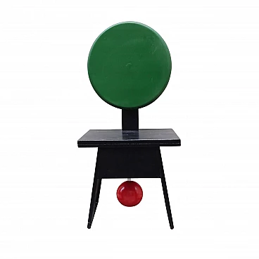Chair with red ball