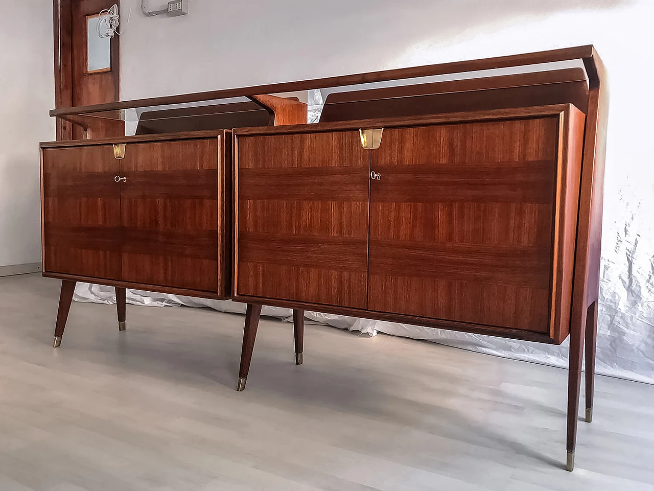 Rosewood sideboard by La Permanente Mobili Cantù, 1950s 1127178