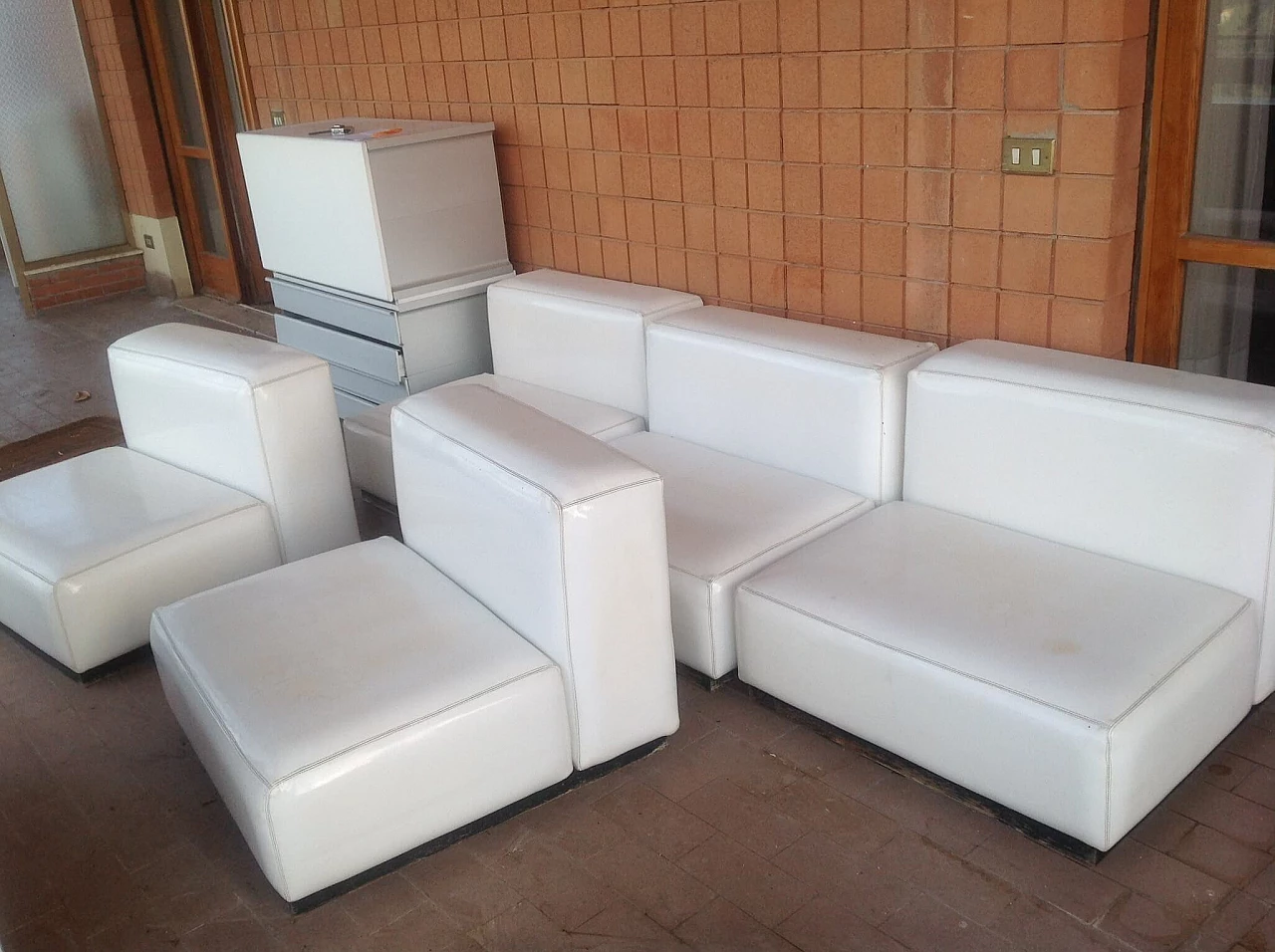 Set of 5 Verflex armchairs by Cinova, Italy, 70s 1127388