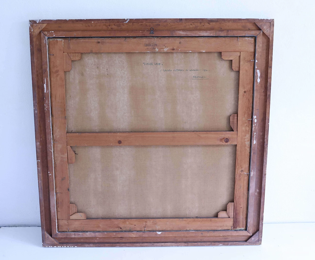 Grande quadro Rumore Lieve di Bertolazzi, 1971 1127956