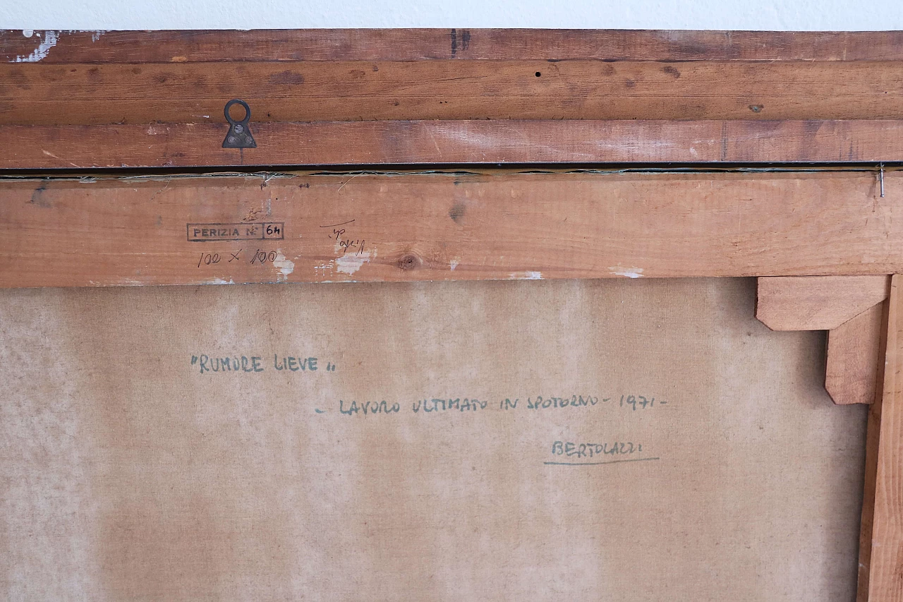 Grande quadro Rumore Lieve di Bertolazzi, 1971 1127957