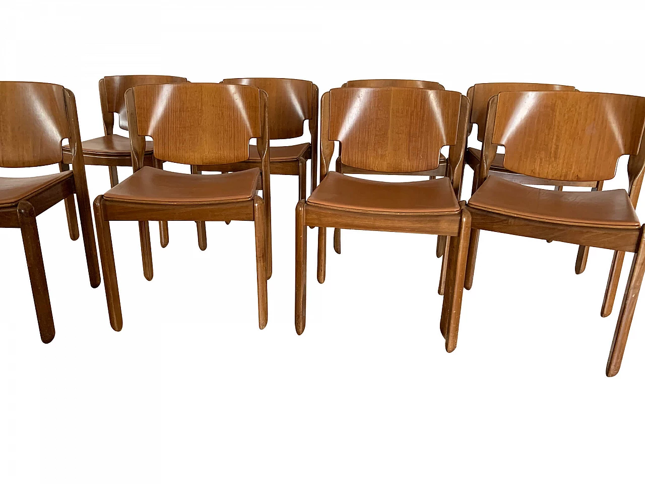 8 Chairs model 122 by Vico Magistretti for Cassina, 1967 1128028