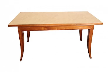 Cherry wood table, 1950s